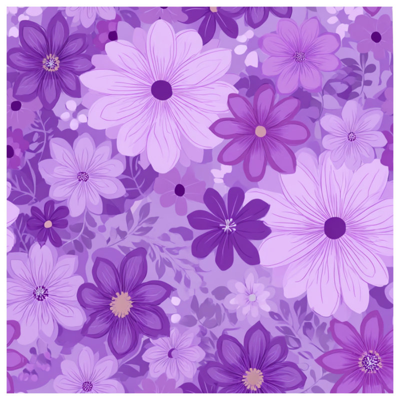 Édredon à motif floral Boho Boho, Édredon simple, Floral mauve