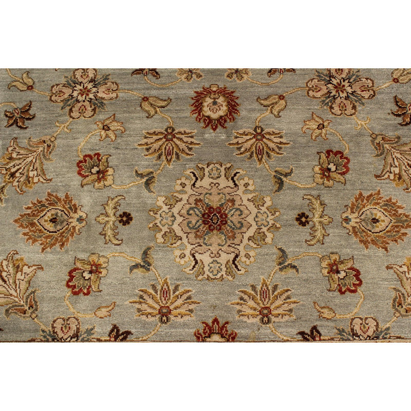 Tapis traditionnel turc bleu et bleu 8 x 10