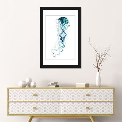 " Electric Tangle I " Watercolor