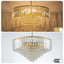 Lustre moderne en cristal à 4 niveaux-957606510-957606511