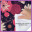 Édredon rose à motif floral-128697419