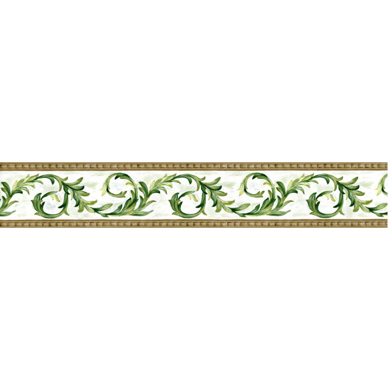 Misuraca Laurel Leaf Scroll Border