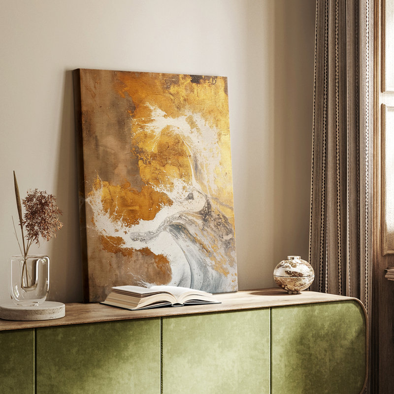 Série ABSTRACT CDXL III - Toile tendue avec châssis de qualité supérieure - Prêt à être accroché, H 36 po x l 24 po
