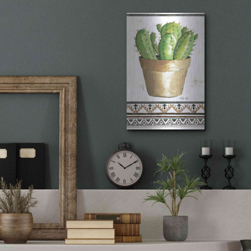 «Happy Cactus» par Cindy Jacobs, H 16 po x l 12 po