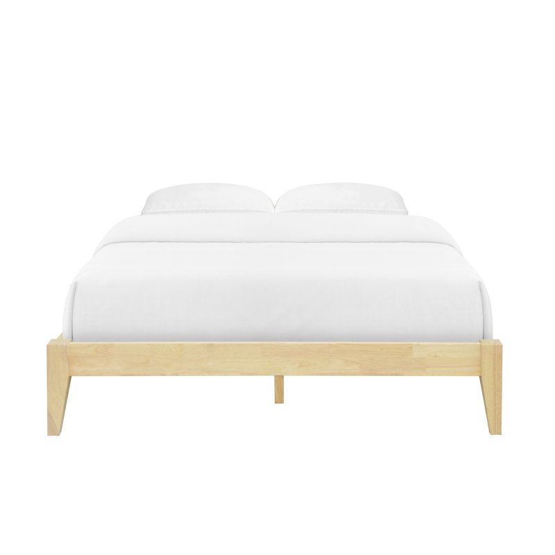 Kieron Nova Wood Platform Base, Natural, Queen