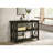 Deep Merlot Console Table with 2-shelf