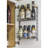 6" Deep Door Mounted Tray System Kit in Polished Chrome