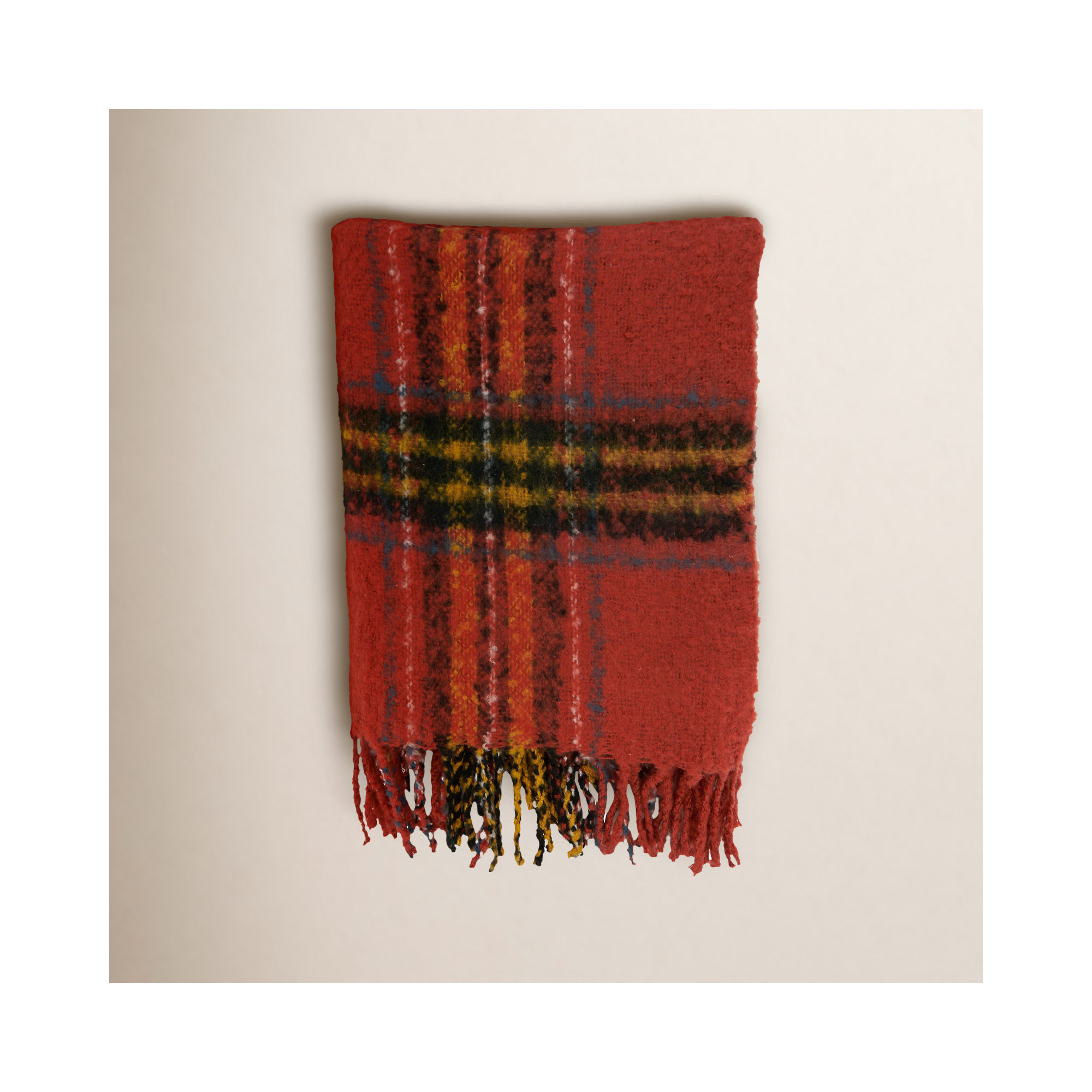 Plastic / Acrylic Hand Woven Throw Blanket