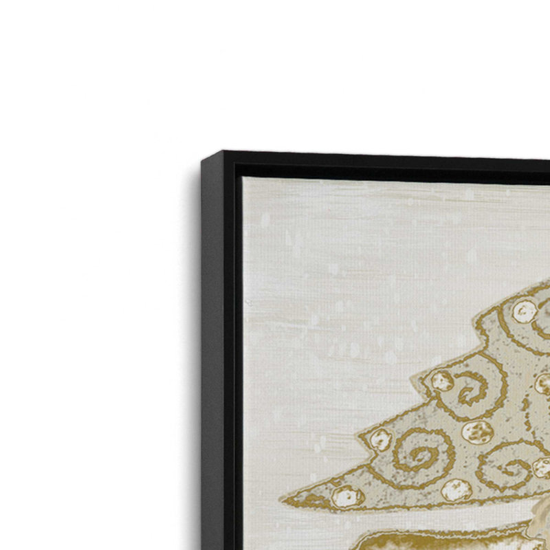 «Silent Night Angel» par Annie Lapoint, reproduction d'art, Toile avec cadre, Noir, L 32 po x H 24 po