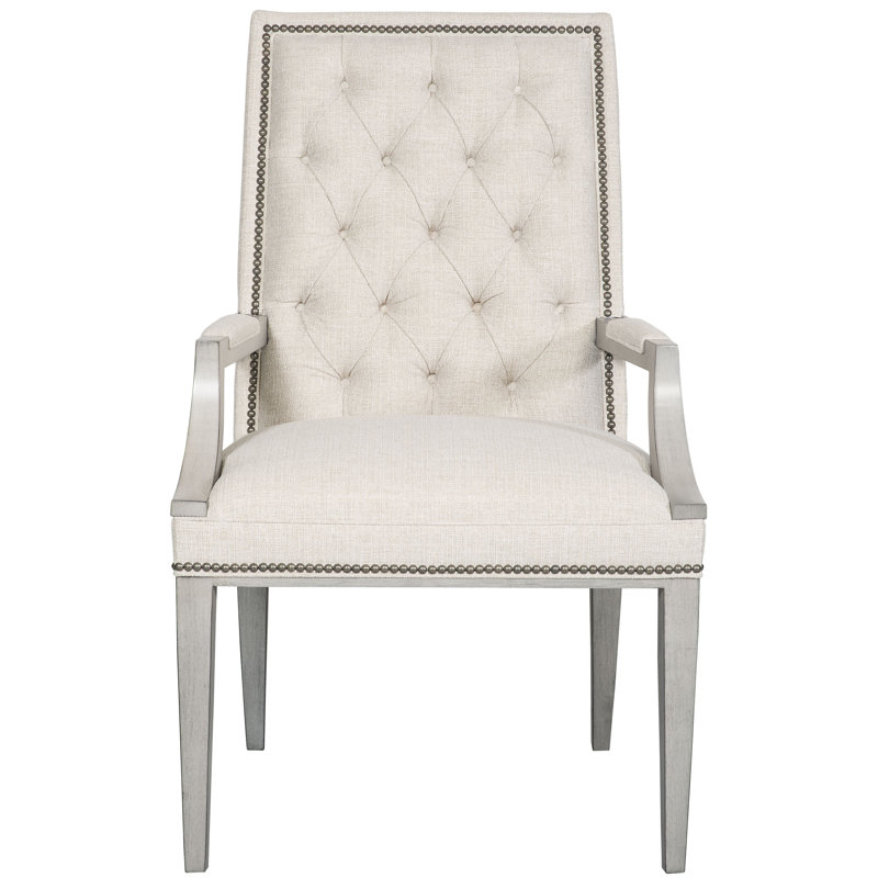 Hanover Button-Back Arm Chair, Hampton, Crypton Navada Blue