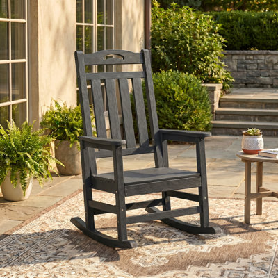 Chaise berçante surdimensionnée d'extérieur en PEHD