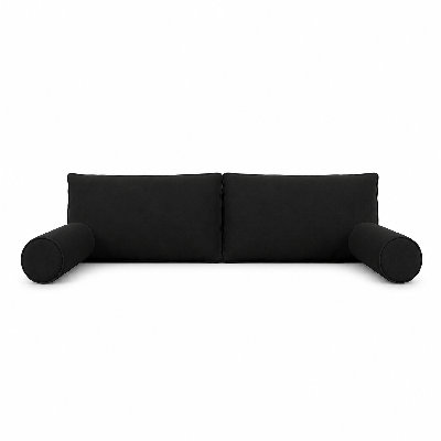 Ensemble d'oreillers pour lit suspendu, 1,5 m, modèle 4, noir