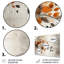 Ensemble d'impressions botaniques orange, beige et cerisier en fleurs-107189999-107190004
