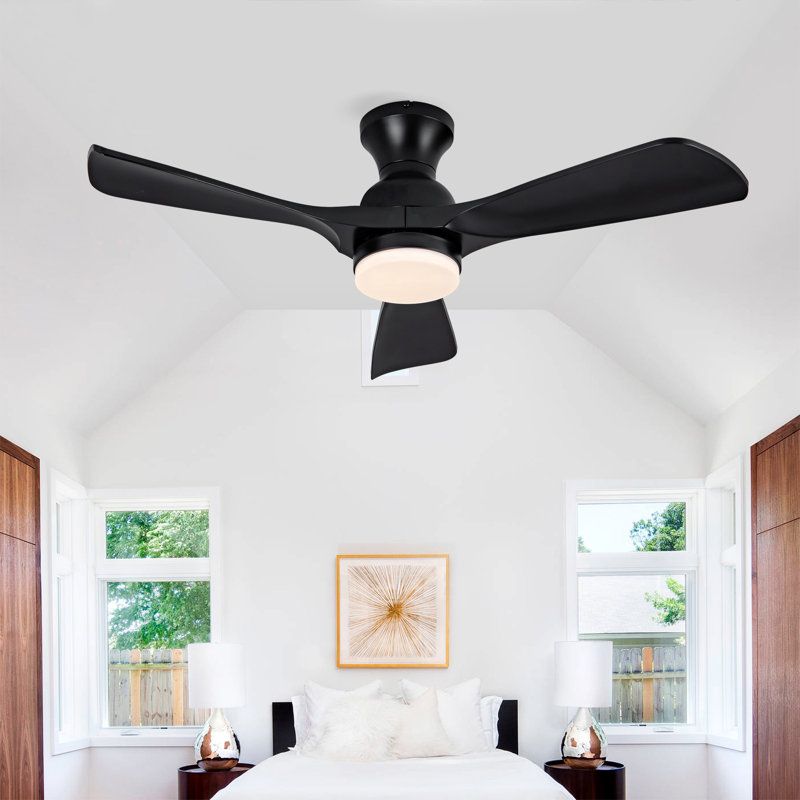 Ventilateur de plafond encastré noir Hot Lights