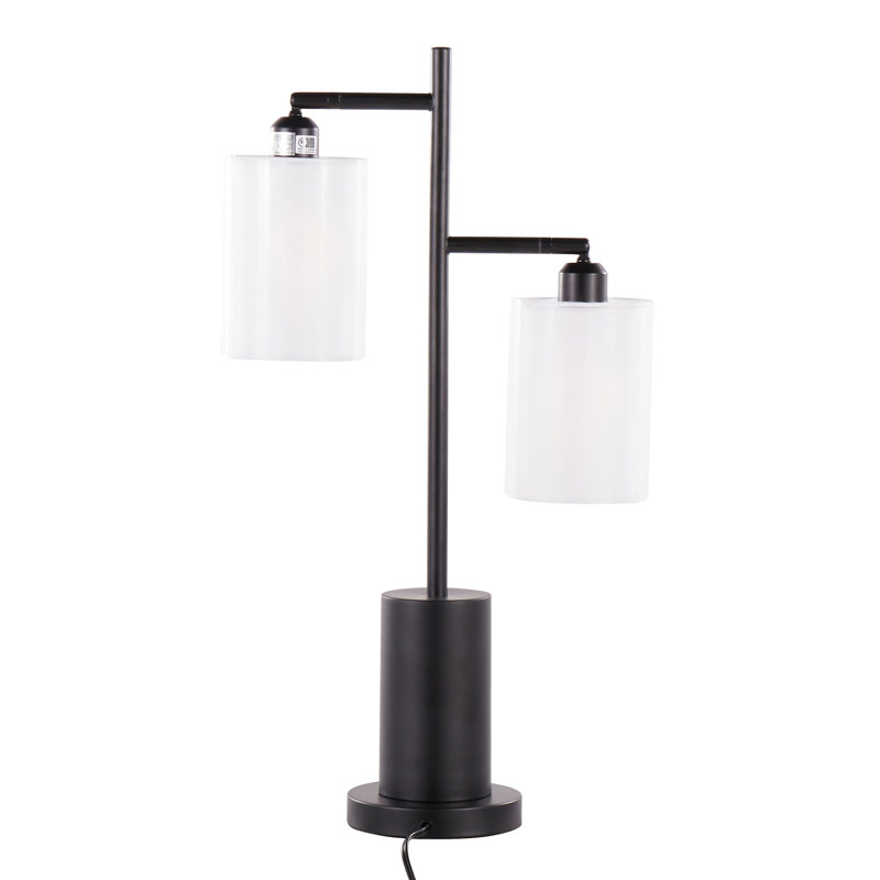 Allyssa 27" Desk Lamp, Black