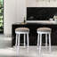 Ensemble de 2 tabourets de bar AGODY (table non incluse)-777216396
