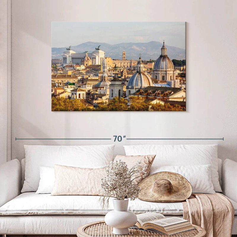 Sireci Rome Sunset Skyline, 30'' H x 45'' W