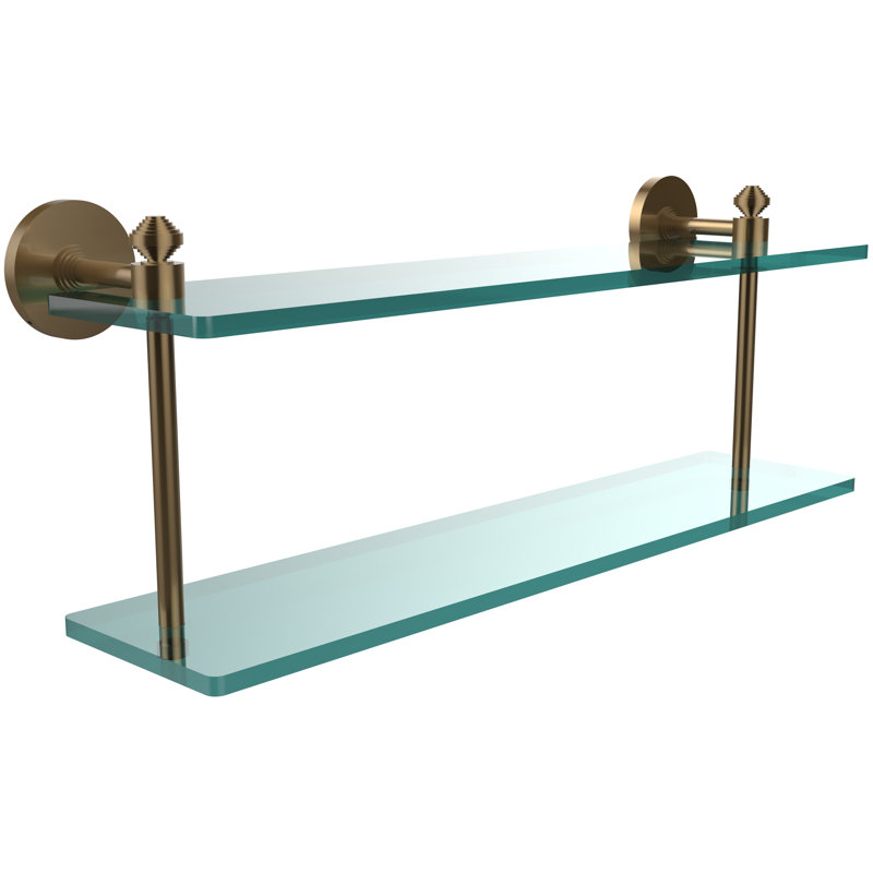 Trond 2 Piece Accent Shelf, Brushed Bronze