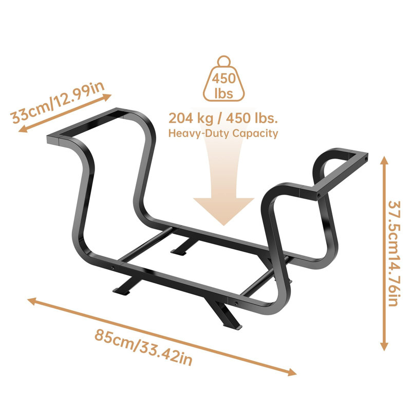 85cm W Iron Log Rack