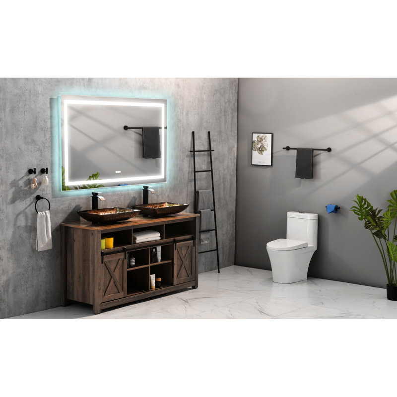 Miroir de salle de bain à lumière DEL 84 * 48,  46,8 po x 84,51 po