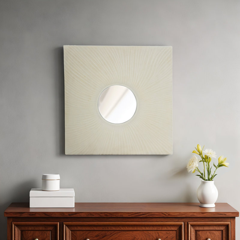 Miroir 24 po Laurel Quartz