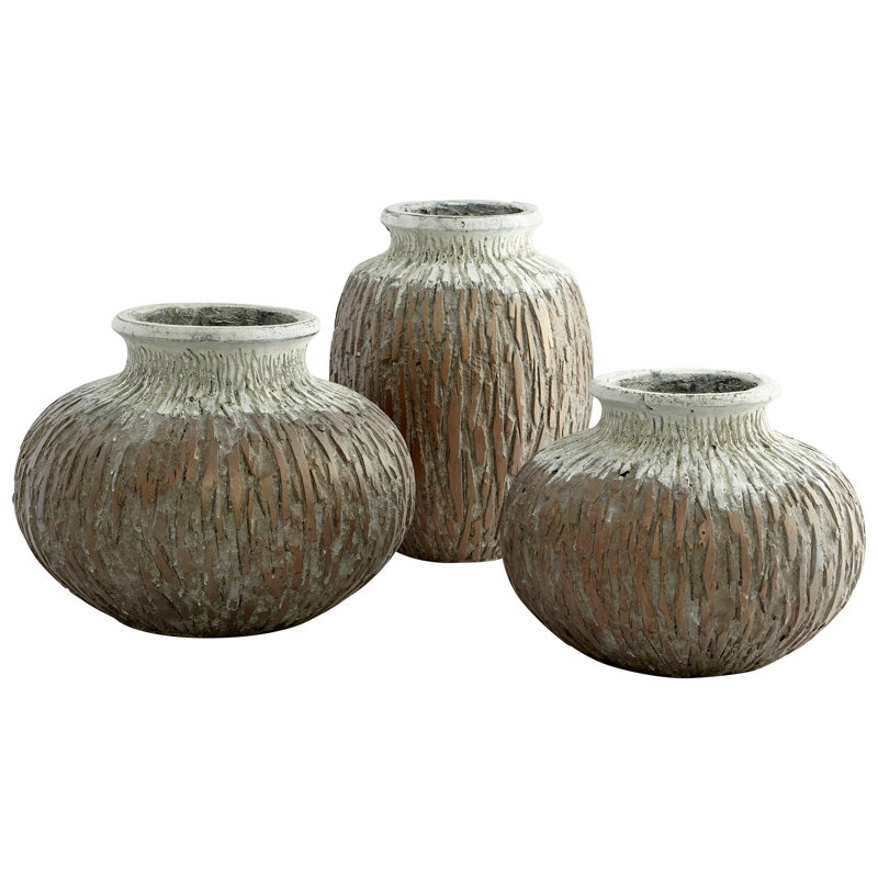 Pot à fleurs Acorn, H 10,75 po x l 14,25 po x P 14,25 po