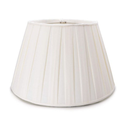 Linen Pembroke Pleated Shade - Snow