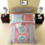 Cozy Coral Bedding Sets, Polyester Comfort With Boho Flair For Home