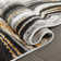  Warren Retro Abstract Waves Glam Rug