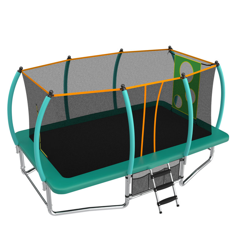 Trampoline carré 10X16FT, Vert