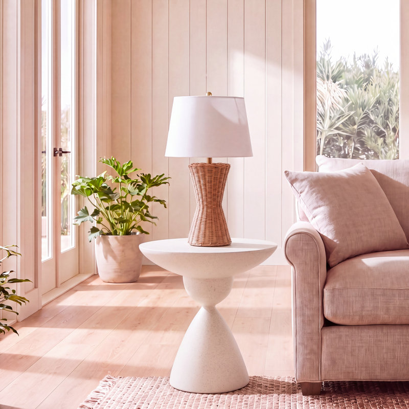Atley Accent Table, White