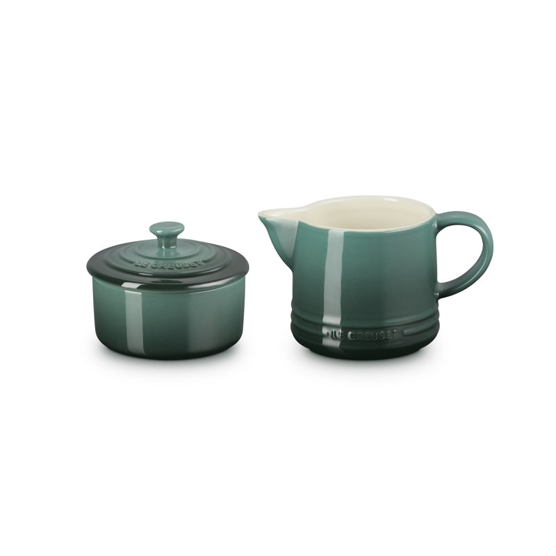 Le Creuset Stoneware Cream & Sugar Set, Artichaut