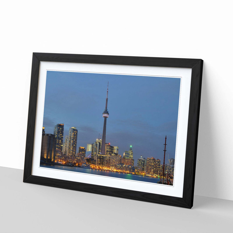 Single Picture Frame Print, Black