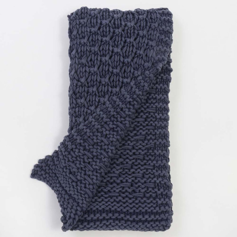 Headly Throw Blanket, Indigo