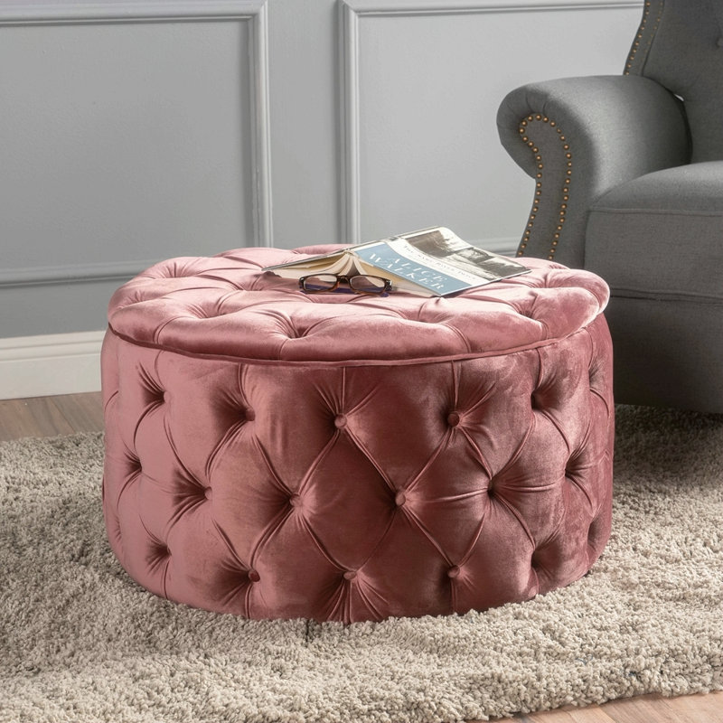 Repose-pieds de style moderne minimaliste, Rosé