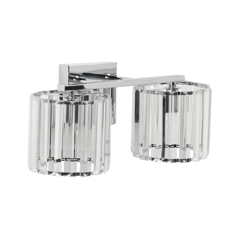 Iron Armed Sconce, Chrome