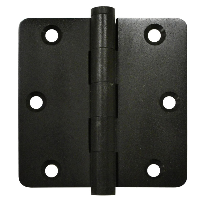 Charnière à rayons Deltana DSB35R426D-R 3-1 / 2 "x 3-1 / 2" x 1/4 "Deltana, paire résidentielle en chrome brossé
