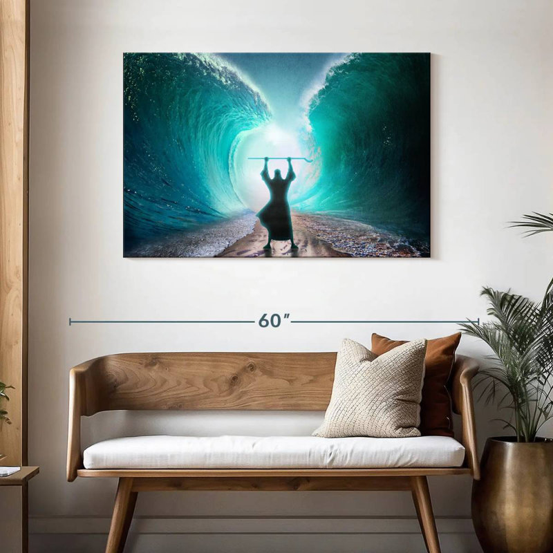 Leisha Moses Parts The Sea, 30" H x 45" W
