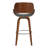 Concordia Swivel Faux Leather Counter & Bar Stool with Wood Legs and Metal Footrest-1287640423-1287640422