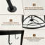Carbon Steel Free Standing Pot Rack
