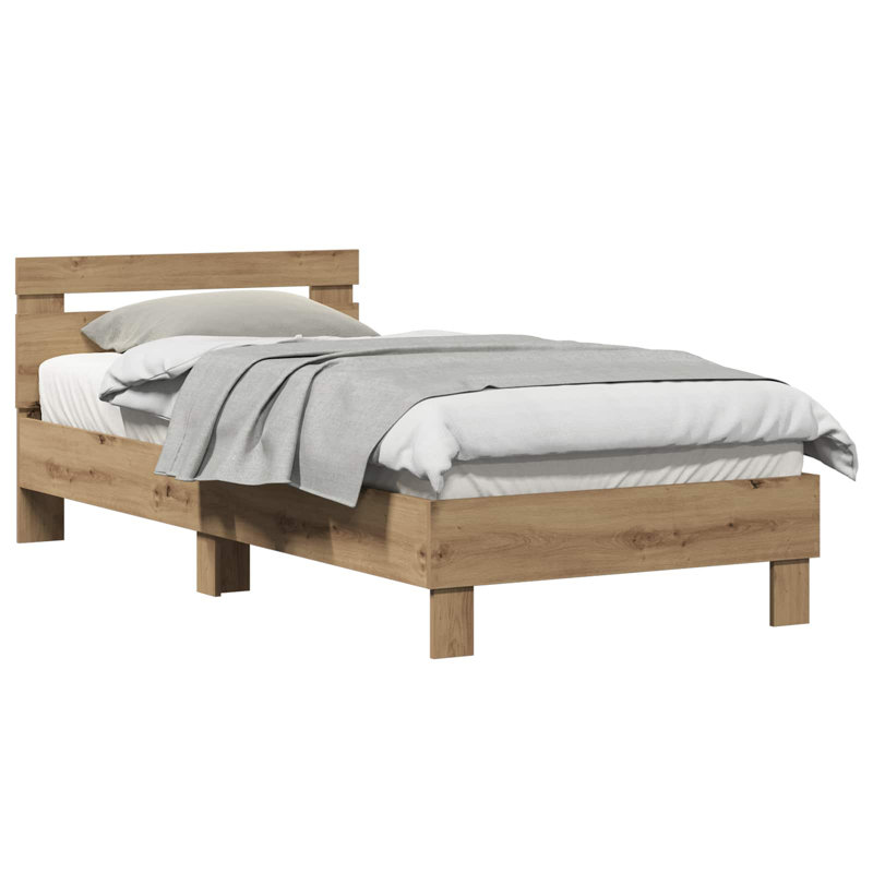 Bed Frame, Artisan Oak