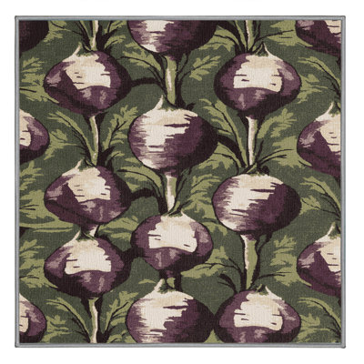  Tapis lavable avec légumes et navets