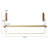 Walnut Bathroom Towel Shelf-432593991