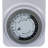 24-Hour Electronic Mechanical Countdown Timer - 3.5" - White