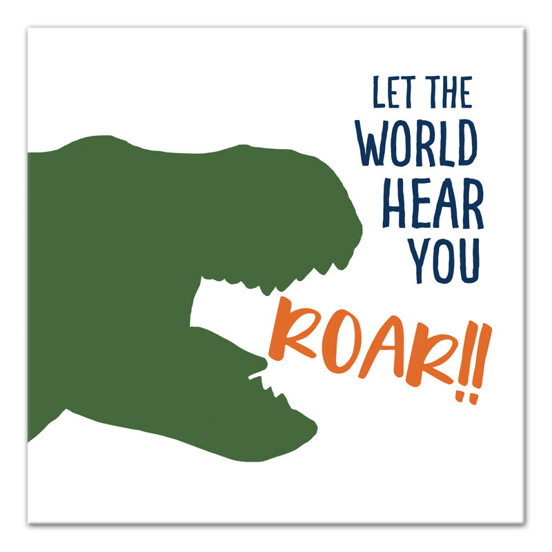 « ecoute you roar », art sur toile Tamerlane, H 20 po x l 20 po x P 1,25 po