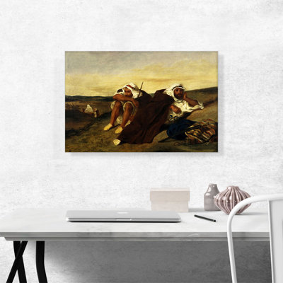 " Arabs Of Oran 1834 " by Eugene Delacroix Painting Print