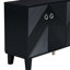 Armoire géométrique de luxe - 3-4 espaces de rangement pour le salon et le matériel d'étude de motif moderne, largeur de paquet de 19,96 po