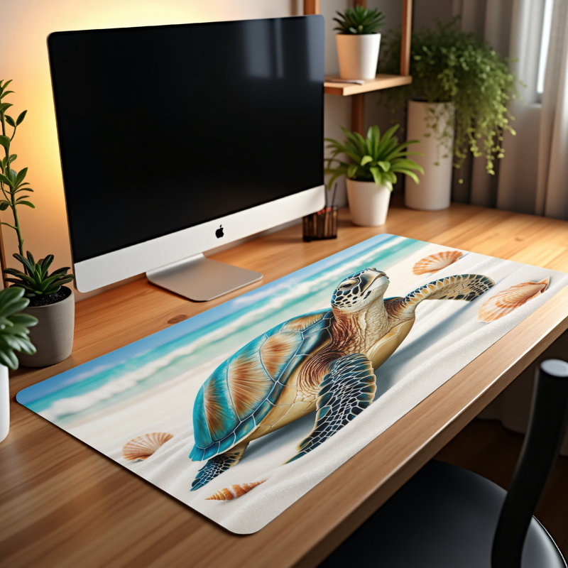 Polyester Desk Pad, 14.4x12.1