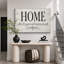«Rustic Home», citation, impression sur toile, impression sur toile encadrée-131654890-131654892