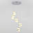 5 - Light Chrome LED Sphere Pendant